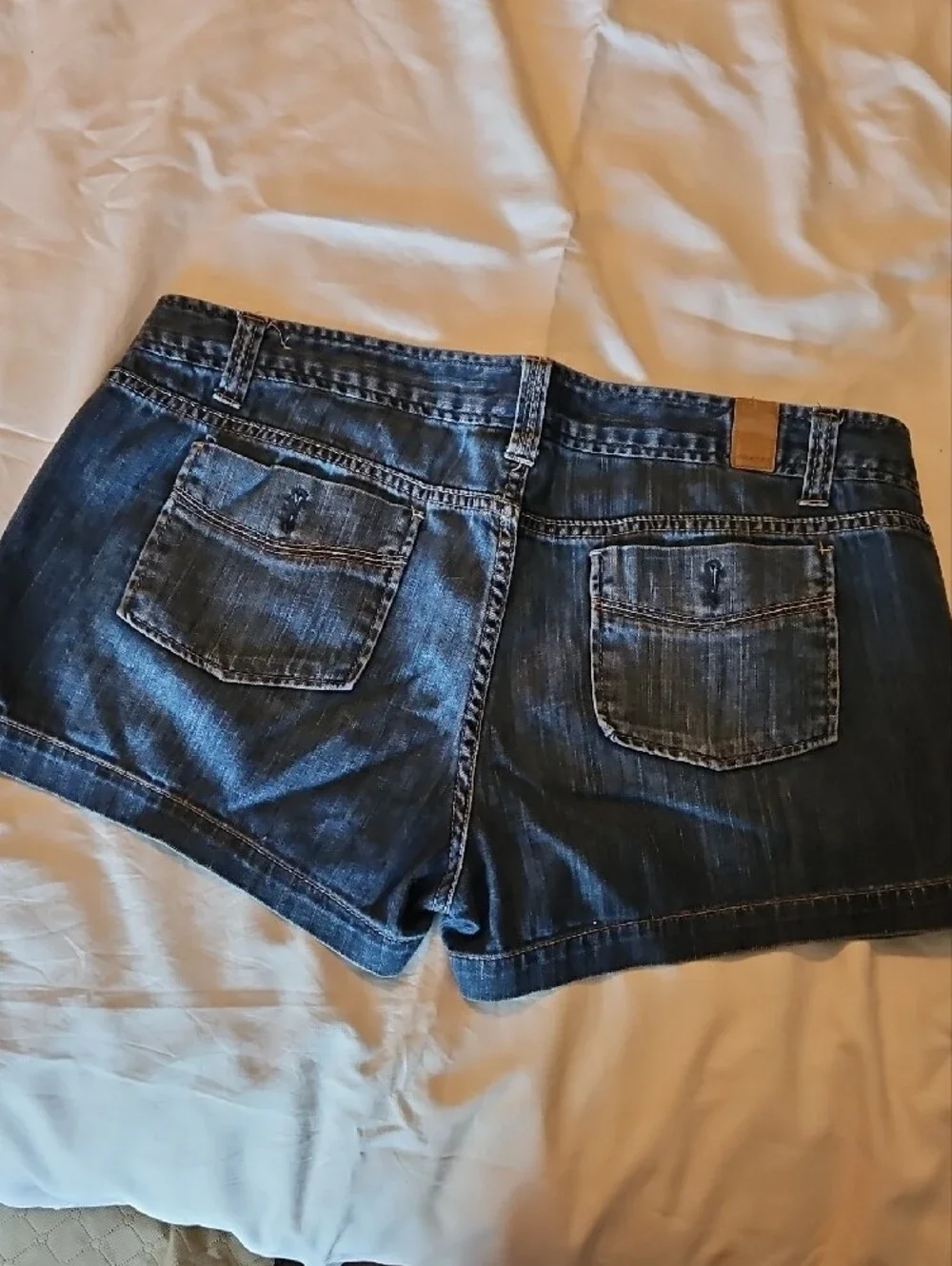 Maurices Dark Blue Denim Jean Shorts